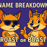 Name Breakdown Roast Or Boast